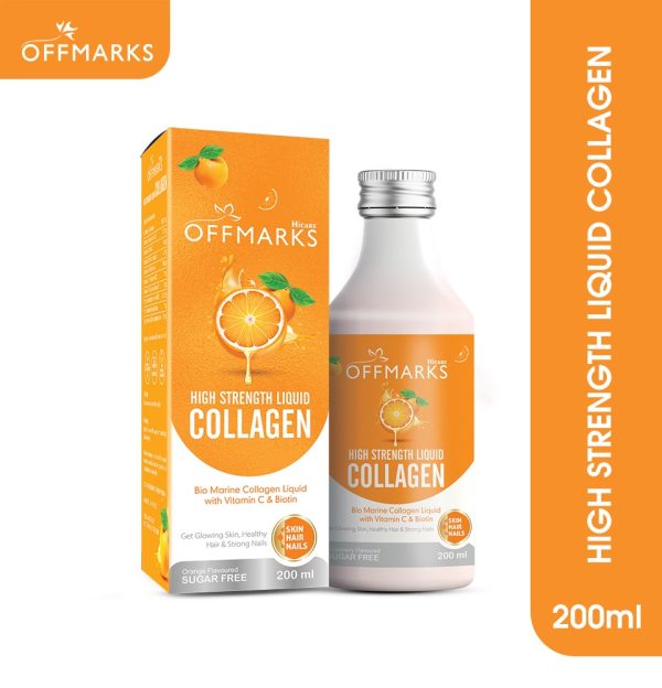 Offmarks High Strength Liquid Collagen (Orange Flavored)