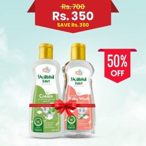 Swabha Baby Wash +Swabha Baby Cream Bundle Offer